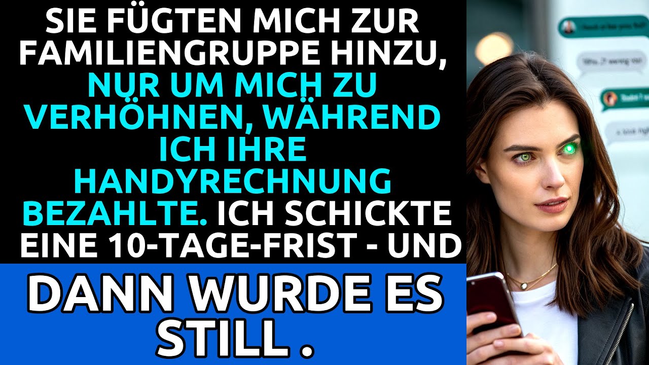 Familie Verhöhnt Mich, Während Ich Ihre Handyrechnung Zahle