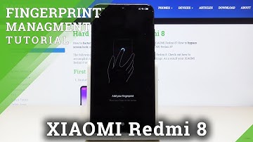 How to Add Fingerprint in XIAOMI Redmi 8 – Fingerprint Sensor