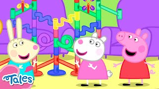 marble run and board games peppa pig tales