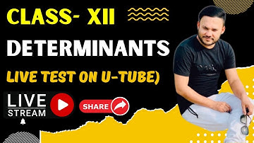 Test Determinants  || Class 12 || Chapter 4 || NCERT 2024 II Shivang Maths Academy