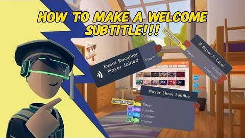 How To Make A Welcome Subtitle!!! | INK Splash Studios Tutorial | Rec Room