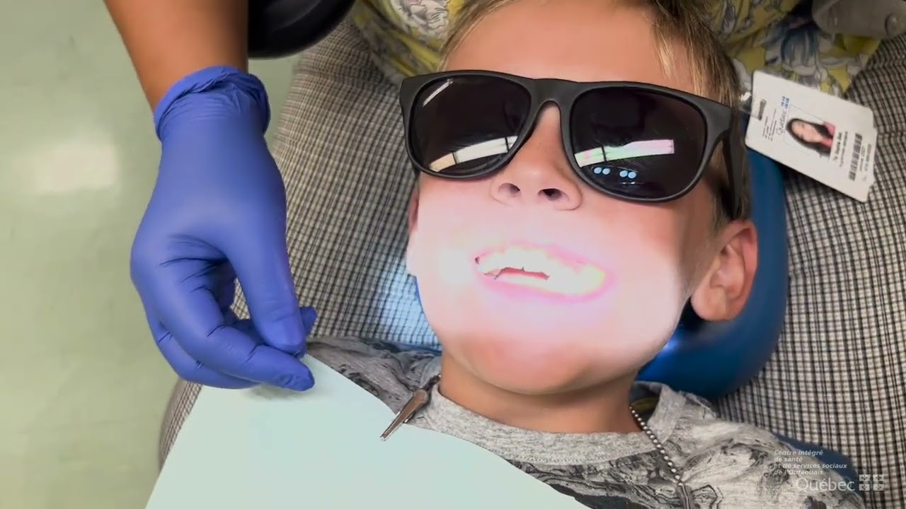 Application de scellant dentaire à l'école