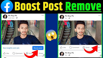 Facebook post se boost post remove kaise kare | How to remove boost post from facebook page
