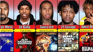 Famous Rappers favourite video games