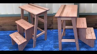 Folding Step Stool , DIY WoodWorking .