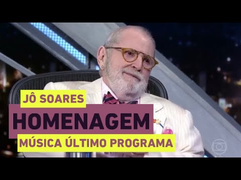 Homenagem Jô Soares - Música emocionante e engraçada (Rafinha último programa)