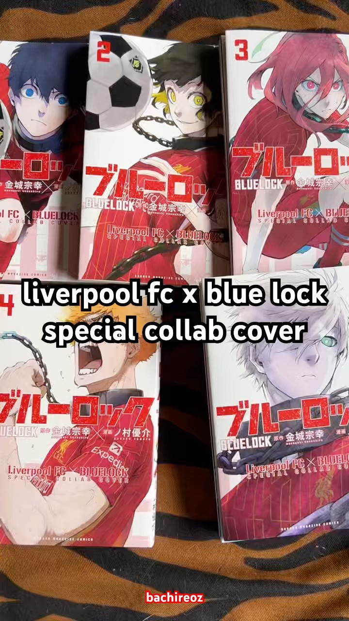 thumbnail image 2 of Blue Lock X Liverpool FC Limited Edition Manga Set Vol 1-5 – Japanese Softcover – New 2 of 3