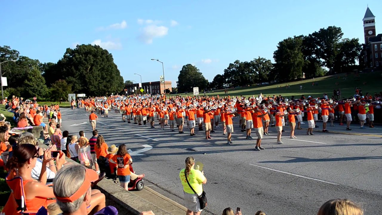 First Friday Parade Clemson Band YouTube