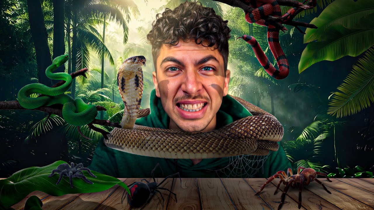 قررت اواجة اقوى فوبيا ضد اكبر افعى ! 😱🔥