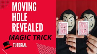 Amazing Moving Hole Magic Trick Revealed - How To Make Card