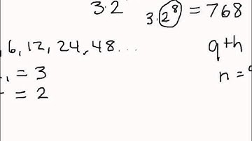 finding the nth term of a geometric sequence