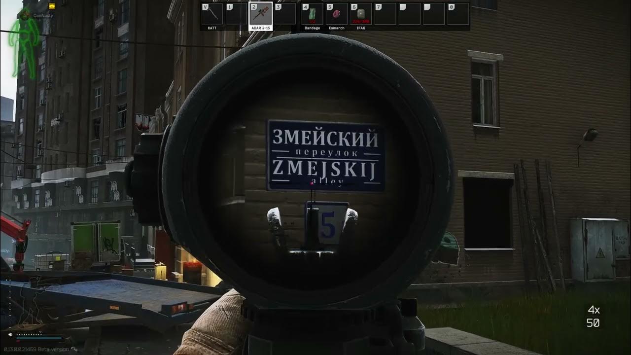 Streets of Tarkov Zmeevsky 5 Apartment 20 key location. Escape from