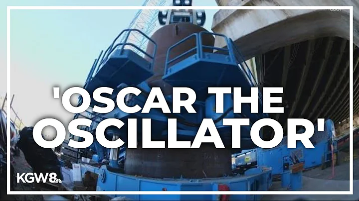 ODOT brings in massive oscillator to help with seismic upgrades to Abernethy Bridge