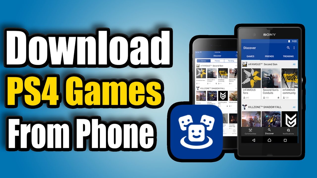 can you download games from the ps app