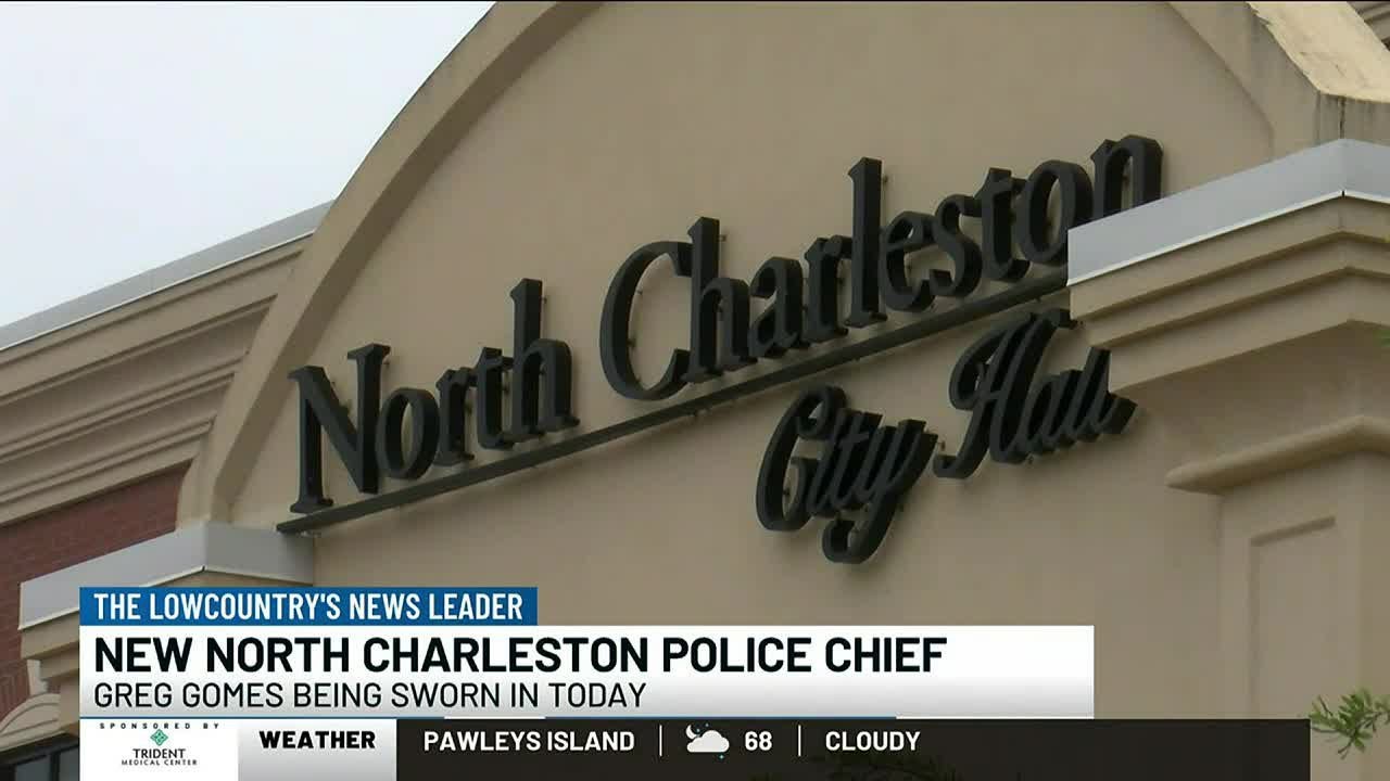 VIDEO: Gomes to be sworn in as new North Charleston police chief - YouTube