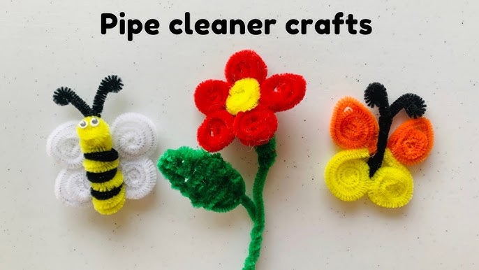 Pipe cleaner crafts - LAVENDER FLOWER 