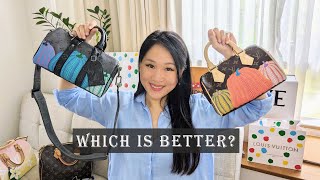 Louis Vuitton Speedy 20 vs KeepAll XS unboxing & comparisoon