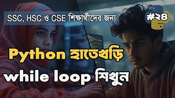 পাইথন while loop শিখুন | Python While Loop Tutorial Bangla