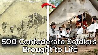 500 Confederate Soldiers in Color | Rare Civil War Photos Restored