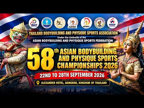 58th Asian Bodybuilding and Physique Sports Championships 2026 | Day 1