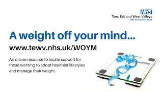 A Weight Off Your Mind - Online Resource To Support Weight Management