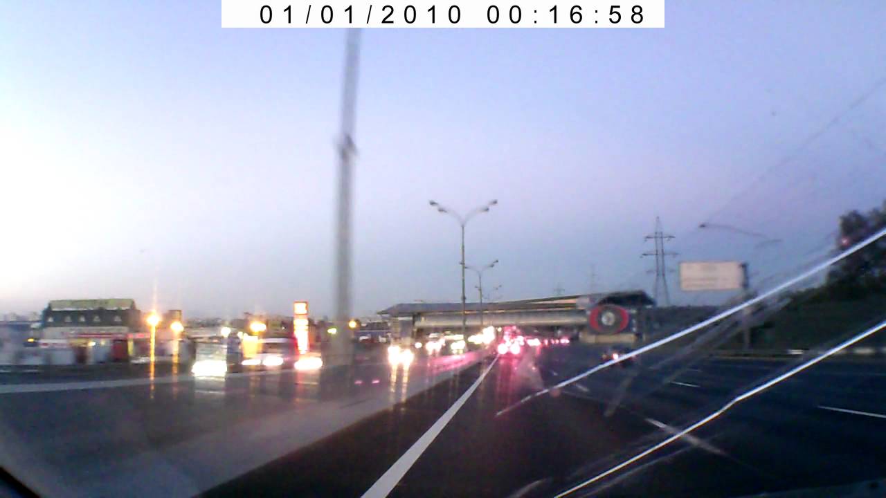 DVR-007 Автомобильный видеорегистратор | Тест №4  | DVRKA.RU