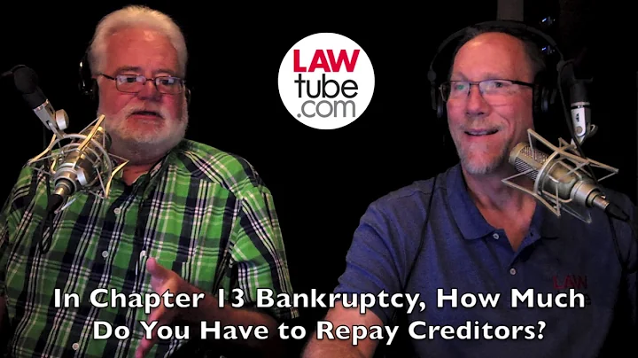 How much do you have to repay creditors in a chapter 13 bankruptcy?