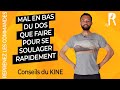Douleur bas du dos : l'exercice à faire pour se soulager