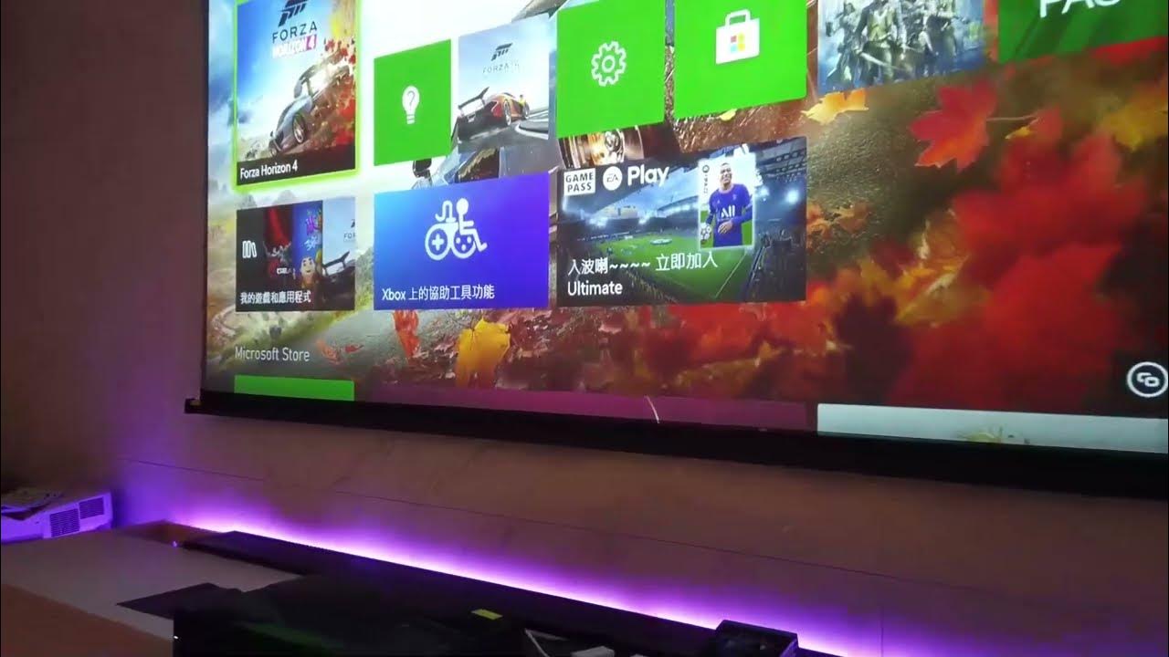 SCREENPRO Motozired ALR Projection Screen UST Laser Projector TV