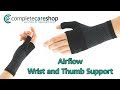 Neo G Airflow Wrist and Thumb Support - How to Apply Guide