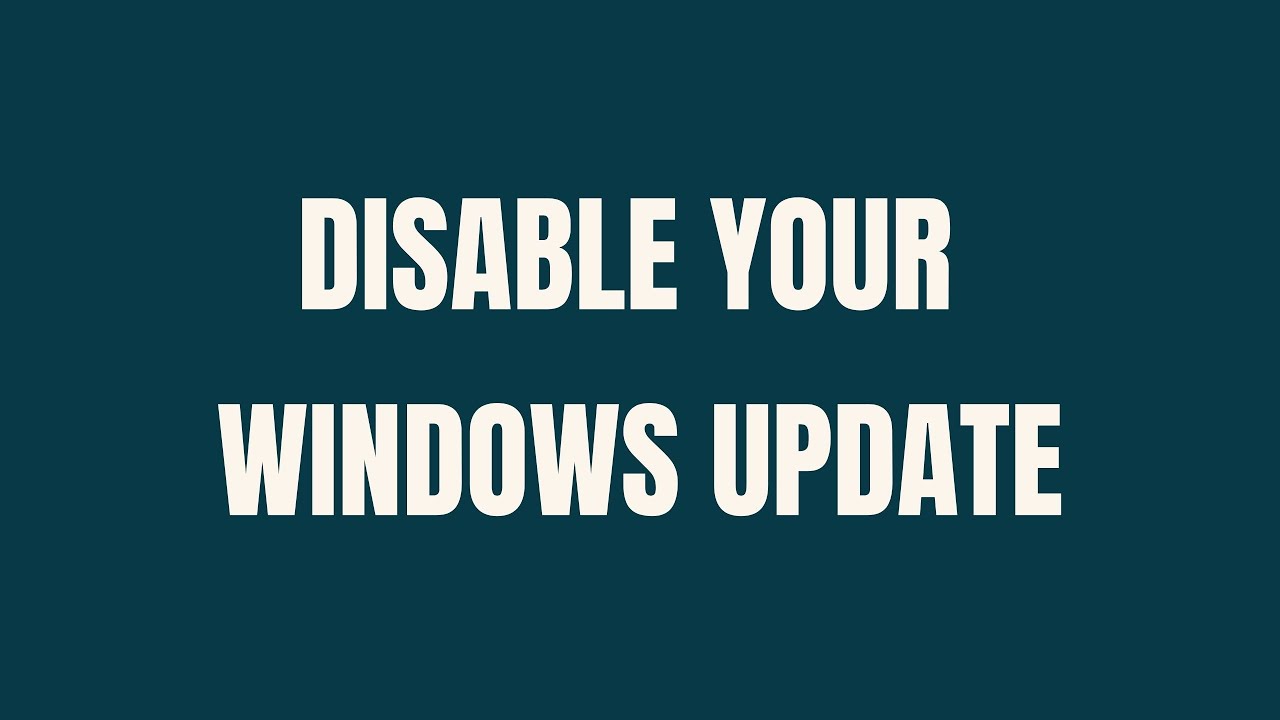 The Best Way To Stop Windows Update How To Disable Windows 10 Update Permanently Tech Ternals Az Ocean