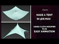 HOW TO MAKE A TENT IN 3DS MAX