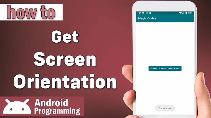 how to get orientation of user device in android