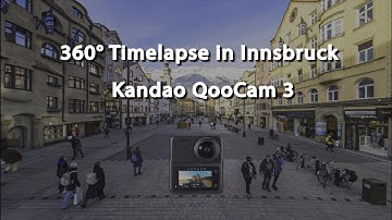 360° Timelapse in Innsbruck, Austria. Shot with Kandao QooCam 3  (January 2024 )