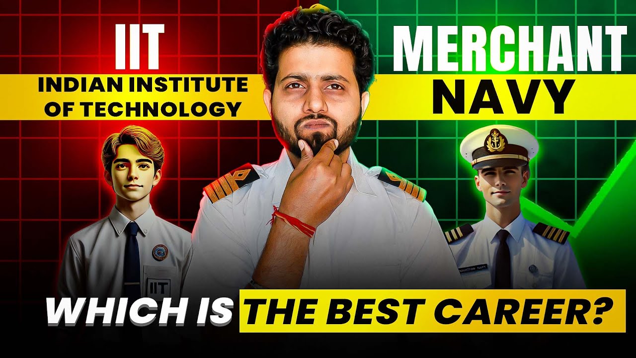 IIT Vs Merchant Navy (Full Comparison) 🔥 Courses, Fees, Placements & Salary (2025)