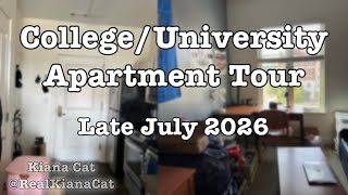 Information College/University Apartment Tour - Late July 2026 Update