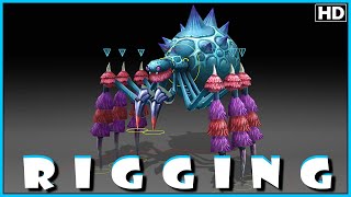 Spider Rigging (Momia_Toxic) Review in Autodesk Maya 2017