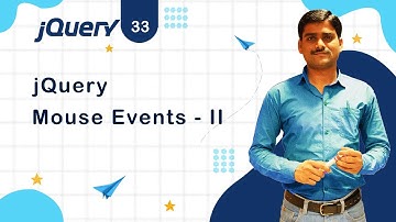 jQuery Mouse Events Part2 - jQuery Tutorial 33 🚀