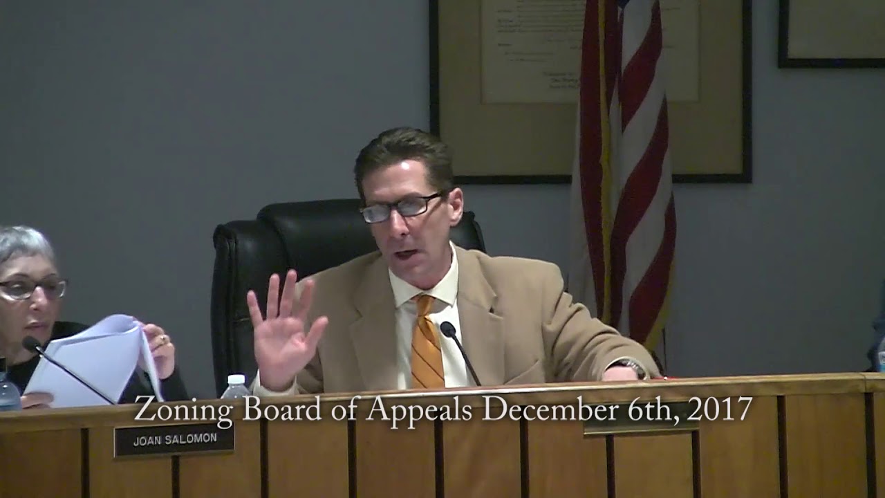 Town of Orangetown- Zoning Board of Appeals- December 6th, 2017 - YouTube