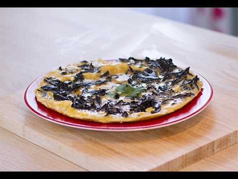 omelette-aux-trompettes-de-la-mort-(champignons)