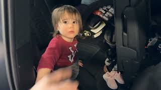 Rivian R1S 3rd Row Car Seat Usage