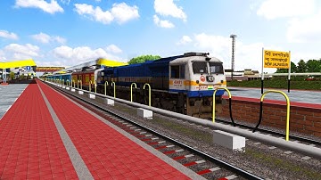 Bengaluru - Agartala Humsafar Express hauled by GOC WDP4D arriving at New Jalpaiguri Jn || NFR Route