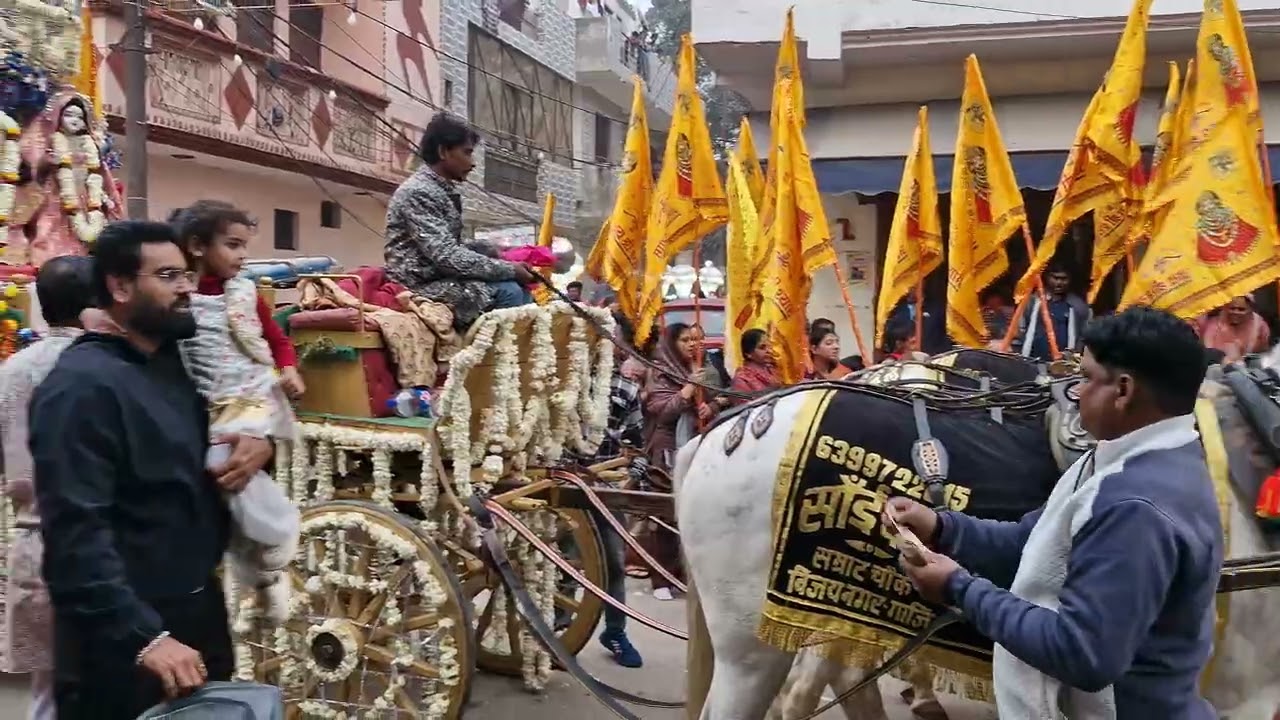 श्री रुद्र अवतार बालाजी मंडल विजय नगर गाज़ियाबाद श्री श्याम निशान शोभा यात्रा 2025