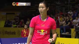 Li Xuerui vs Carolina Marin | WS F Match 4  Maybank Malaysia Open 2015