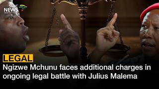 Ngizwe Mchunu faces additional charges in ongoing legal battle with Julius Malema