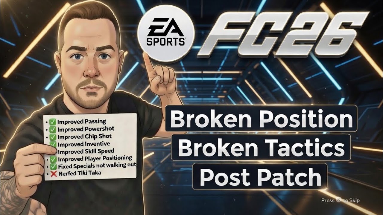 FC26 Broken Position Post Patch Custom Tactics & Formation | FC26 Post ...
