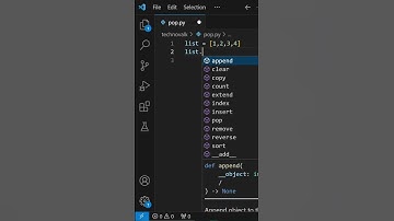 Remove Last Item In A List Using Python | pop ( ) 🐍 #shorts  #python  #pythonprogramming
