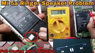 Redmi 5A (MCI3B) Ringer, Speaker Problem Solution | Full tracing
