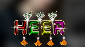 How to make new multi color glass font 2023 editing on pixellab & pscc | make new glass font |