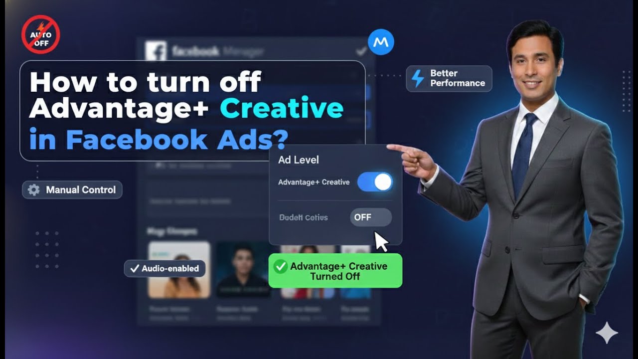 How to turn off Advantage+ Creative Image in Facebook Ads?